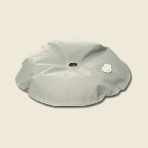 Booth Starter Kit, 10 x 10 Tent with Table Cover and Flag: Water bag that sits on the X base for added weight