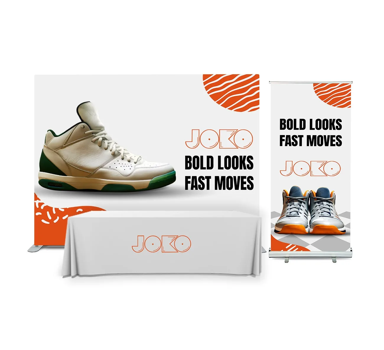 10x8 Backdrop Display Package front view